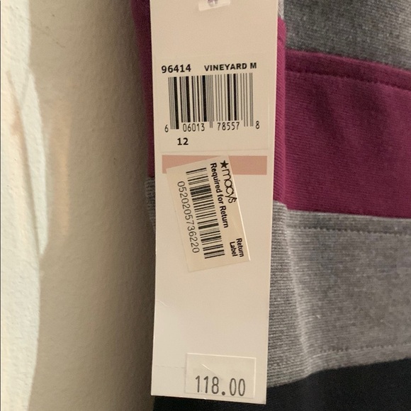 Maggy London Black Gray Sheath Mini Dress V-Neck - Picture 7 of 8